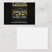 T-Shirt Begleitkarte (Vorne/Hinten)