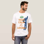T - Shirt Behielt Calm Judoka (Vorne ganz)