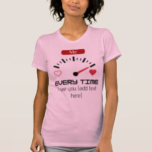 T - Shirt Bella+Canva Jedes Mal, wenn ich dich seh