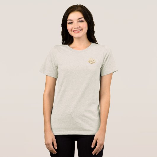 T - Shirt BELLA WOMENS BLUME STYLE DESIGN (Vorderseite voll)