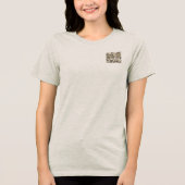 T - Shirt BELLA WOMENS BLUME STYLE DESIGN (Vorderseite)