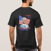 T-Shirt Bens Carson beleben Flagge Amerikas 2016 (Rückseite)