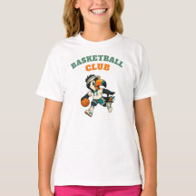 T-Shirt Benutzerdefiniert Kinder Tukane Basketball