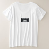 T - Shirt-Beschreibung in HAHA und LESEN SIE Große Größe T-Shirt (Design Rückseite)