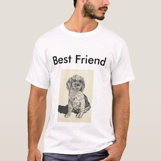T - Shirt Best Friend Cocker Spaniel (Vorderseite)