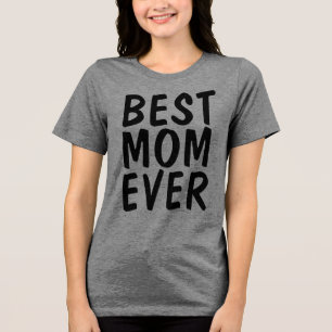T-Shirt BESTE MUM DER WELT Tri-Blend Shirt