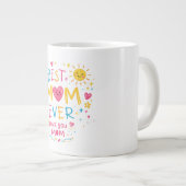 T-Shirt "Beste Mutter aller Zeiten" Jumbo-Tasse (Vorderseite Rechts)