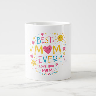 T-Shirt "Beste Mutter aller Zeiten" Jumbo-Tasse