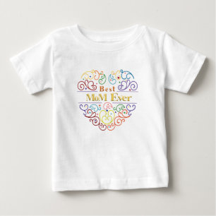 T-Shirt "Beste Mutter überhaupt" in Farbe