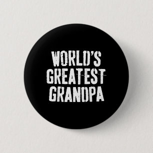 T-Shirt 'Bester Opa der Welt' Papa Männer Vatertag Button