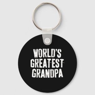 T-Shirt 'Bester Opa der Welt' Papa Männer Vatertag Schlüsselanhänger