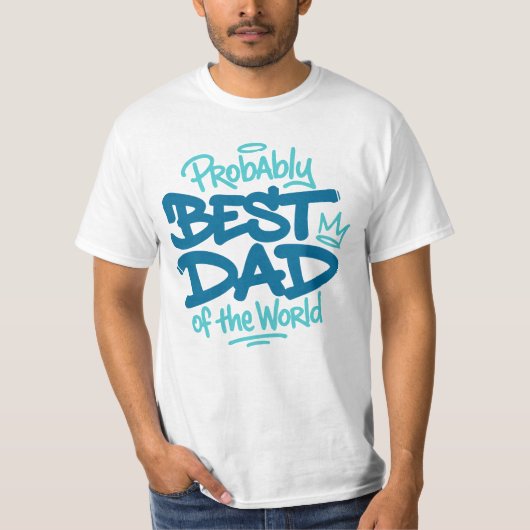 T-Shirt 'Bester Vater der Welt' (Vorderseite)