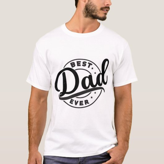 T-Shirt bester Vater überhaupt (Vorderseite)