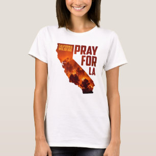 T-Shirt 'Bete für La California Waldbrand 2025'