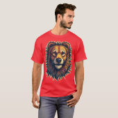 T - Shirt betont das Löwendesign (Vorne ganz)
