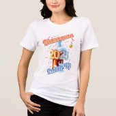 T - Shirt "Bienvenue Bubble Up 2025" (Vorderseite)