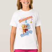 T - Shirt "Bienvenue Bubble Up 2025" (Vorderseite)