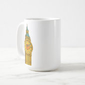 T-Shirt Big Ben Kaffeetasse (Vorderseite Links)