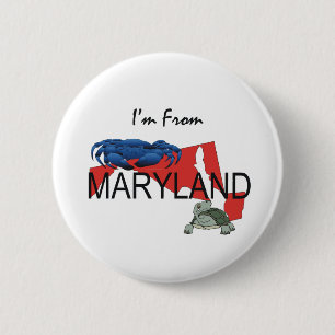 T-SHIRT bin ich von Maryland Button