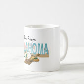 T-SHIRT bin ich von Oklahoma Kaffeetasse (VorderseiteRechts)