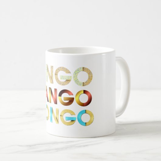 T-SHIRT Bingo Bango Bongo Kaffeetasse (VorderseiteRechts)