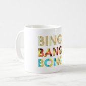 T-SHIRT Bingo Bango Bongo Kaffeetasse (Vorderseite Links)