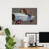 T-Shirt Bird Pedal Car Poster (Heimbüro)