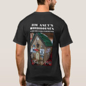 T - Shirt Birdhouse Werbe-Illustration (Rückseite)