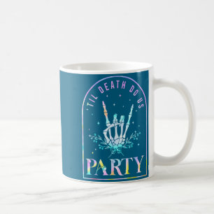 T-Shirt bis der Tod uns scheidet Skelett Kaffeetasse