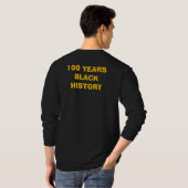 T-Shirt- Black History Month 100 Years T-Shirt (Schwarz voll)