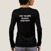 T-Shirt-Black History Month 100 Years Tri-Blend Shirt (Rückseite)