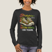 T-Shirt-Black History Month 100 Years Tri-Blend Shirt (Vorderseite)