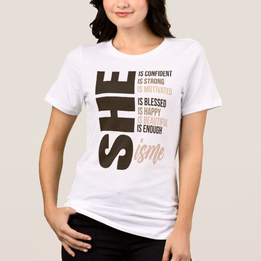 T-Shirt-Black History Month 100 Years Tri-Blend Shirt (Vorderseite)
