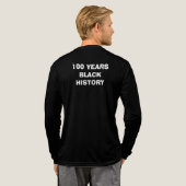 T-Shirt-Black History Month 100 Years Tri-Blend Shirt (Voller Rücken)