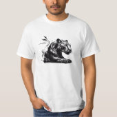 T - Shirt Black Pantha Design (Vorderseite)