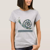 T - Shirt - Blausteine-Schnecke (Vorderseite)