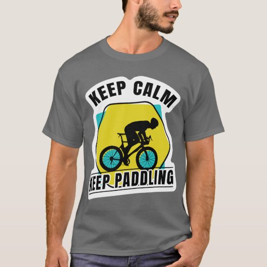 T-Shirt 'Bleib ruhig Minimalist' (Vorderseite)