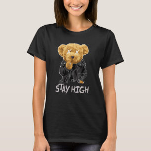 T-Shirt Bleibe High Bear Doll in Lederjacketts Hol