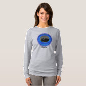T - Shirt - Blue Three Dimensions Round Frame (Vorne ganz)