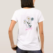 T - Shirt Blume (Rückseite)