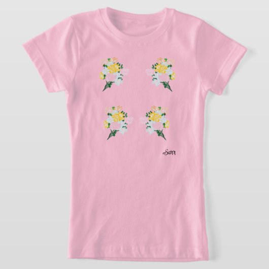 T-Shirt : Blumensträuße (Ablage )