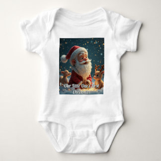 T-Shirt Body Christmas Baby Strampler