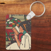 T-SHIRT Book Worm Schlüsselanhänger (Rückseite)