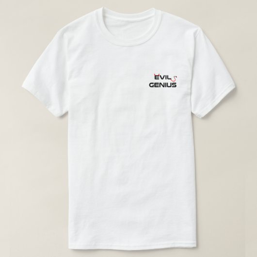T-Shirt Böser Genius (Design vorne)
