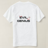 T-Shirt Böser Genius (Design Rückseite)