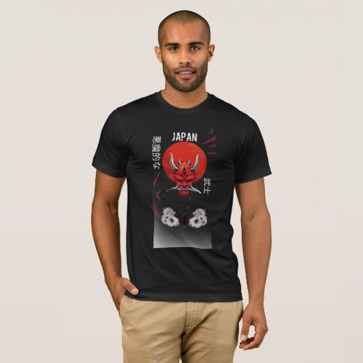 T-Shirt Böser Samurai (Vorne ganz)