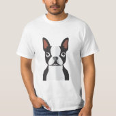 T-Shirt Bostons Terrier Männer (Vorderseite)