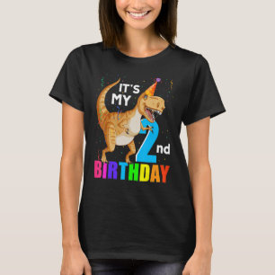 T-Shirt Boys Girls Es ist mein 2. Geburtstag Glück