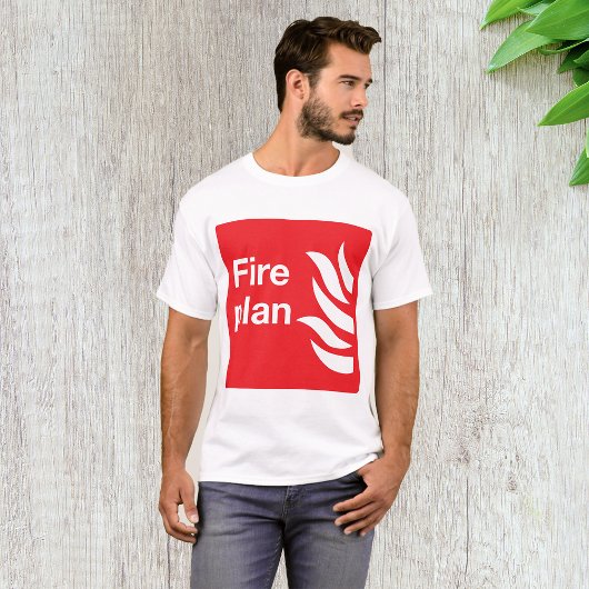 T - Shirt "Brandplan - Schilder