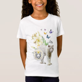T - Shirt Brave Butterfly Sei der Weiße Tiger des